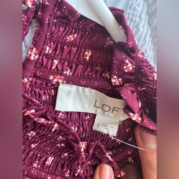 Monarch Ruffle Smocked Yoke Blouse Size S - Picture 9 of 11